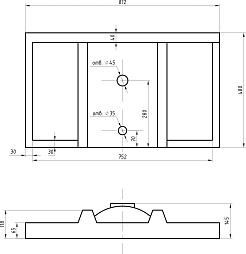 ASB-Mebel Мебельная раковина Сантек Odensvik 80 – фотография-2